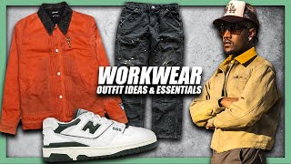 Mens Workwear Outfit Ideas amp Essentials Dickies Carhartt Levis [upl. by Llerdnek]