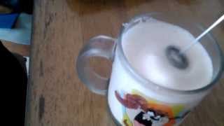 Aerolatte Review Frothing Cold Milk In Under 1 Minute [upl. by Nilyaj687]