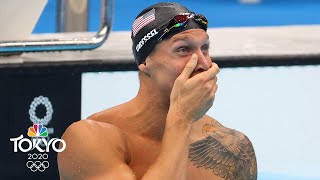 Caeleb Dressel wins gold sets record in electrifying mens 100m free  Tokyo Olympics  NBC Sports [upl. by Ecital715]