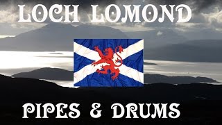 ⚡️LOCH LOMOND ♦︎ PIPES amp DRUMS OF LEANISCH⚡️ [upl. by Lubbock]