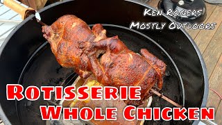 Rotisserie Whole Chicken  Weber Kettle Rotisserie [upl. by Anna]