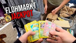 SELTENE Pokemon Karten auf dem Flohmarkt gefunden 🤑 Schnäppchenjagd [upl. by Llednov]