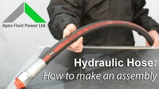 Hydraulic Hose  How To Make an Assembly [upl. by Mort922]