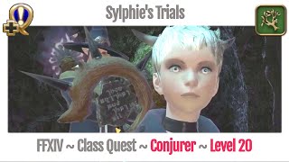 FFXIV Conjurer Level 20 Class Quest  A Realm Reborn  Sylphies Trials [upl. by Balbur517]