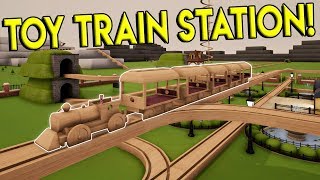 TOY TRAIN PASSENGER HAULING amp GRAND STATION  Tracks The Train Set Game Gameplay  Toy Train [upl. by Eimorej]