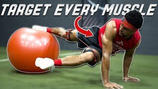 ADVANCED ATHLETIC CORE TRAINING  Elite Swiss Ball AB Speed Workout [upl. by Ees]