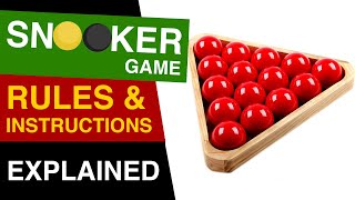 Snooker Rules EXPLAINED  How to Play Snooker  Rules of Snooker [upl. by Serrano]