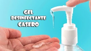 Gel Desinfectante Casero  Receta con sólo 4 Ingredientes [upl. by Bodrogi]