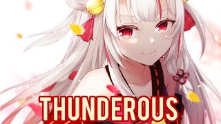 Nightcore Stray Kids  소리꾼 Thunderous Lyrics [upl. by Amitak]