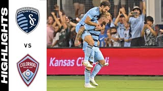 HIGHLIGHTS Sporting Kansas City vs Colorado Rapids  August 28 2021 [upl. by Leahicm]