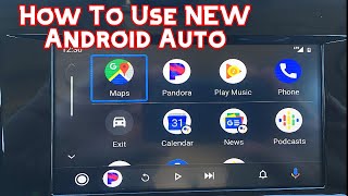 How To Use The NEW Android Auto [upl. by Hesky452]