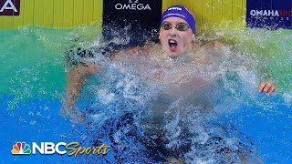 Kieran Smith leads 200m freestyle Olympic qualifiers with trials win  NBC Sports [upl. by Macdermot989]