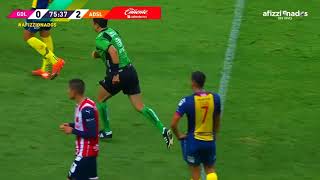 Gol de Ángel Zaldívar  Chivas 1  2 San Luis  Grita México A21  Jornada 1  LIGA BBVA MX [upl. by Eloci455]