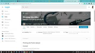 Phishing Sites Prediction Using Machine Learning [upl. by Enoval]