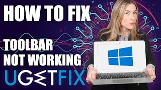 How to fix Windows 10 toolbar not working [upl. by Sibie582]