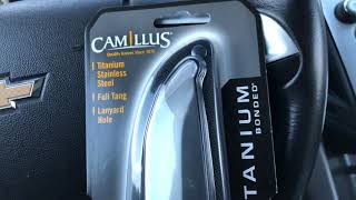 New Version Camillus Titanium Fixed Blade Knife Never Seen Walmart Knife [upl. by Imogene678]