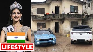 Miss Universe 2021 Harnaaz Kaur Sandhu Lifestyle Boyfriend Biography Income House Age ampNetWOrth [upl. by Klug889]