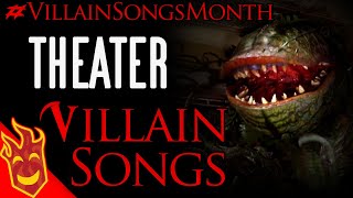 Top Ten Theater Villain Songs [upl. by Karlin901]