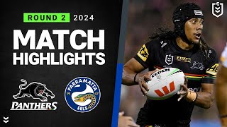 NRL 2024  Panthers v Eels  Match Highlights [upl. by Sophia]