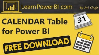 Power BI The Ultimate Calendar Table Free Download [upl. by Fenwick]