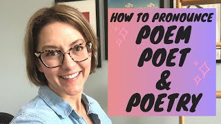 Learn to Pronounce POEM POET POETRY  American English Pronunciation Lesson learnenglish [upl. by Vickie457]