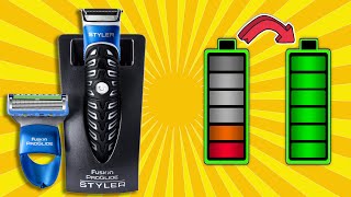 ► Gillette Fusion ProGlide Styler 3 in 1  how to change a battery  4K [upl. by Drazze]