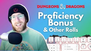 DampD  Proficiency Bonus and Other Rolls [upl. by Diamond267]