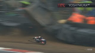 BSB Brands Hatch R12 2018 Crashes  Jake Dixon James Ellison Michael Laverty [upl. by Ardnos810]