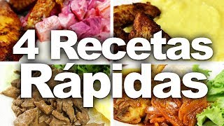 4 Recetas rápidas para hacer en casa  Sabores del Perú [upl. by Akelam]