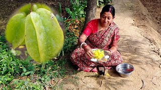 Village style Kamranga Recipe Village cooking ChannelHealthy VegRecipeVegetarian RecipesVILLAGE [upl. by Anelaj]