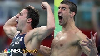 Michael Phelps Jason Lezak and the greatest relay in Olympic history  NBC Sports [upl. by Aztinaj547]