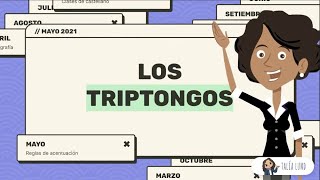 Los triptongos  CASTELLANO  Video educativo [upl. by Stormi]