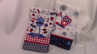 5 Minute Kitchen Towel  so sew easy  The Sewing Room Channel [upl. by Liatnahs]