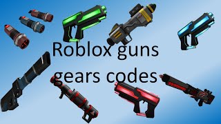 Some of roblox guns codes [upl. by Aillil]