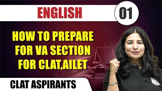 English 01  How To Prepare for VA Section For CLAT AILET  CLAT [upl. by Ikiv733]