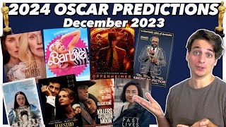 2024 Oscar Predictions  December Update [upl. by Schuster]